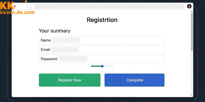 Xác thực quá trình đăng ký KKWIN